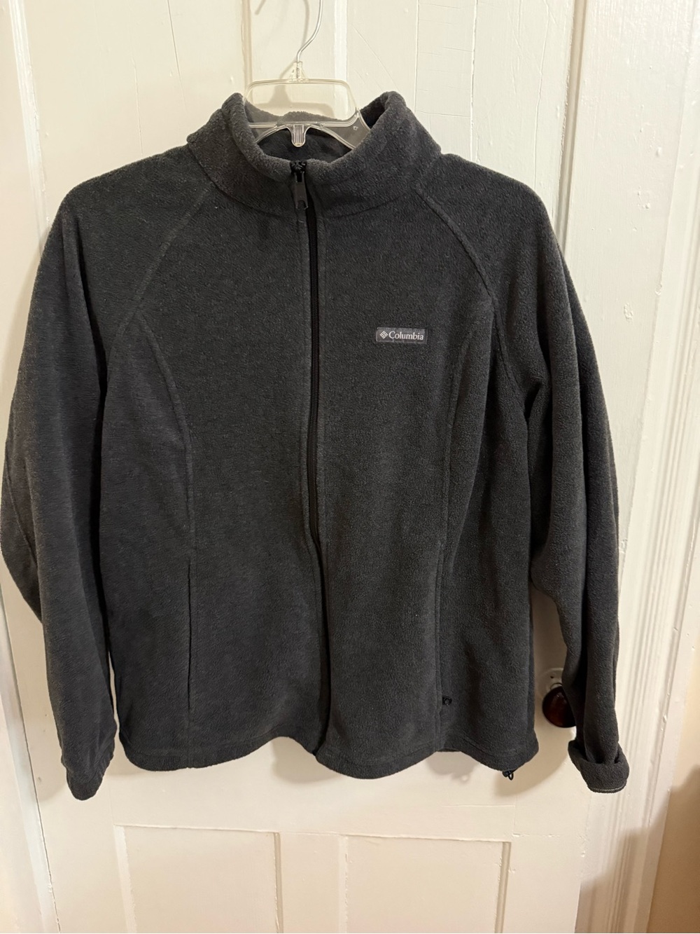Columbia Dark Gray XXL Full-Zip Fleece Jacket